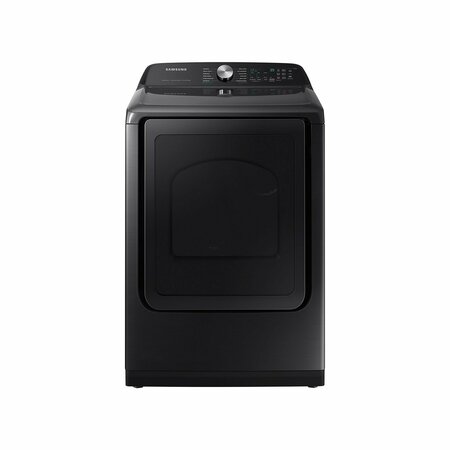 ALMO 7.4 cu. ft. Smart Wi-Fi Enabled Electric Dryer, Steam Sanitize+ and Sensor Dry in Brushed Black DVE52A5500V